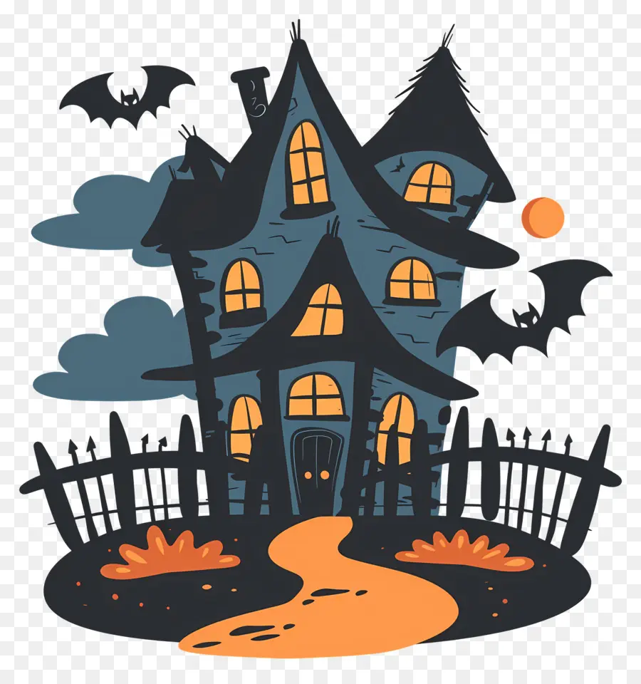 Casa De Halloween，Casa Oscura PNG