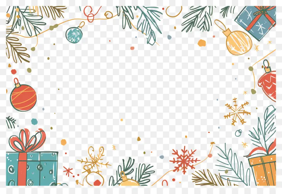 Fondo De Navidad，árbol De Navidad Y Regalos PNG