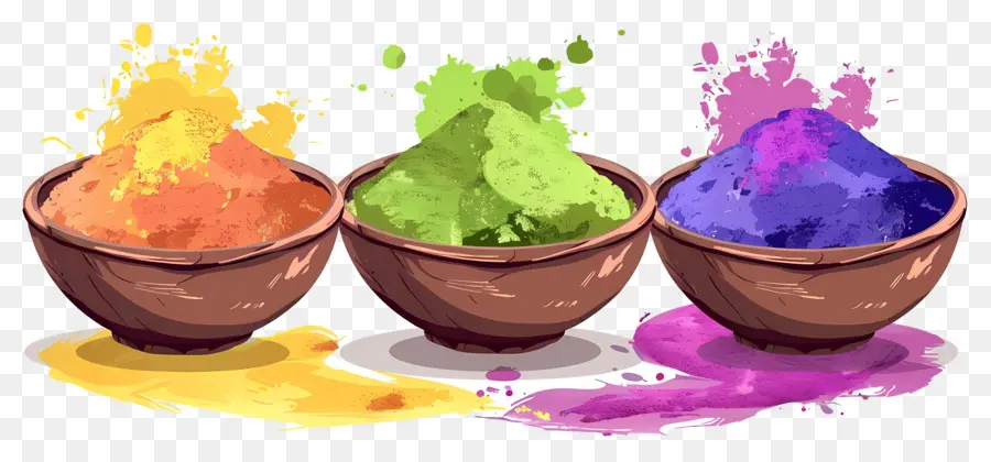 Fondo Holi，Polvos Coloridos PNG