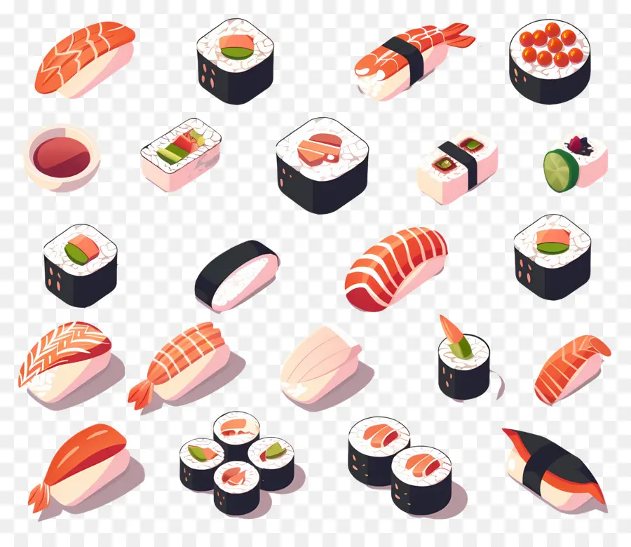 Día Internacional Del Sushi，Sushi PNG