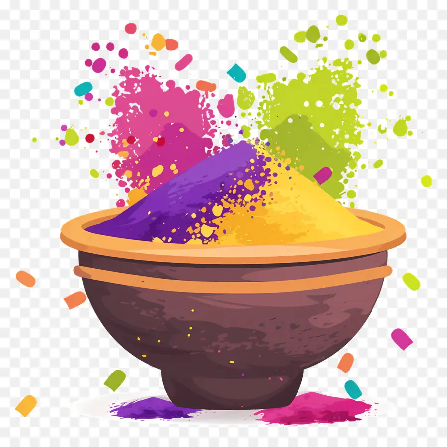 Fondo Holi，Polvos Coloridos PNG