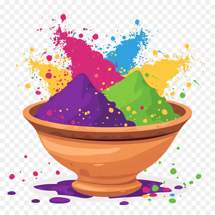 Fondo Holi，Polvo Colorido PNG