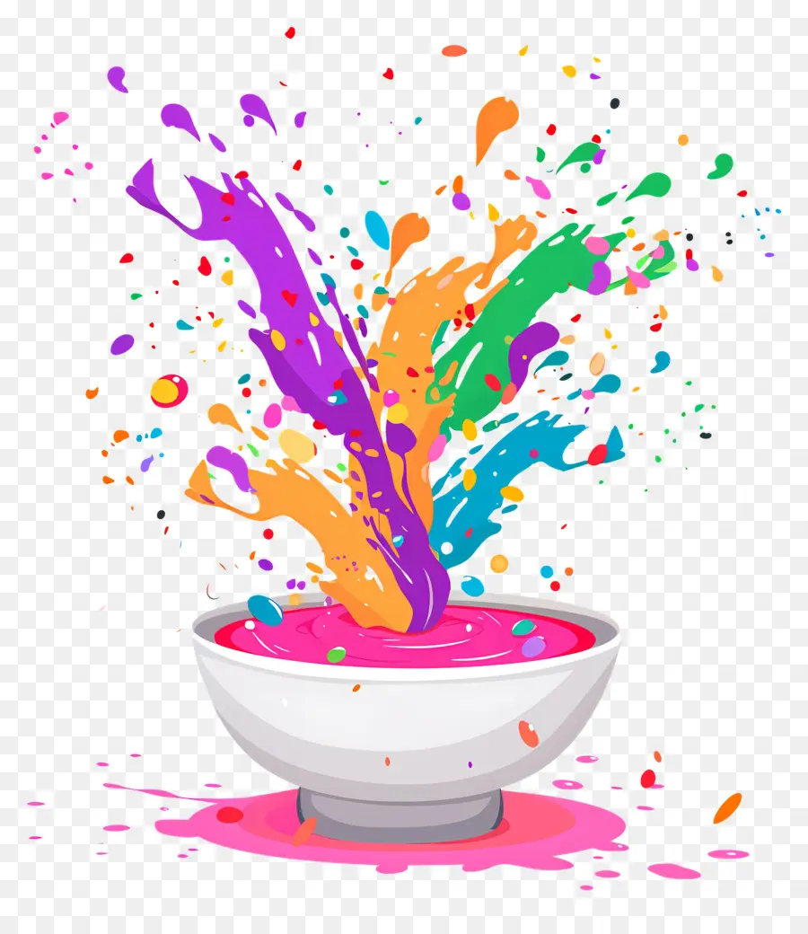 Fondo Holi，Polvos Coloridos PNG