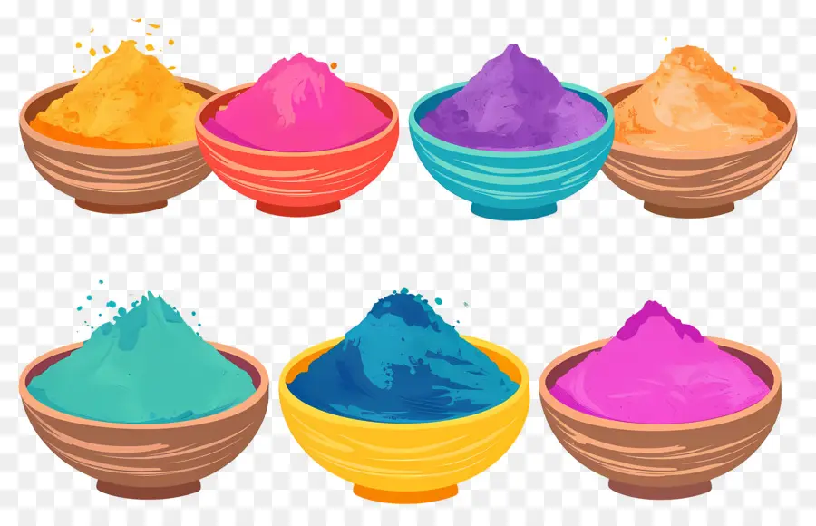 Fondo Holi，Polvos Coloridos PNG