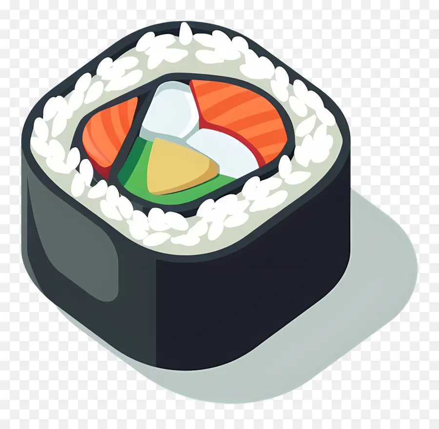 Rollo De Sushi，Rollos De Sushi PNG