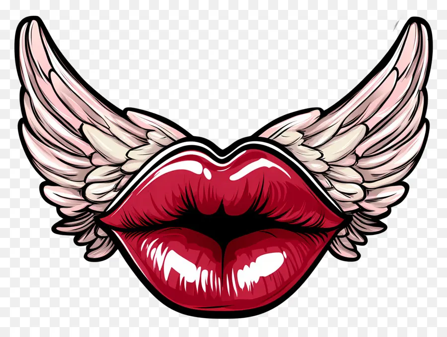 Beso Volando，Labios PNG