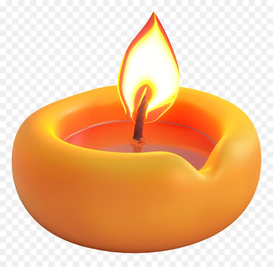 Vela Diwali，Vela Naranja PNG