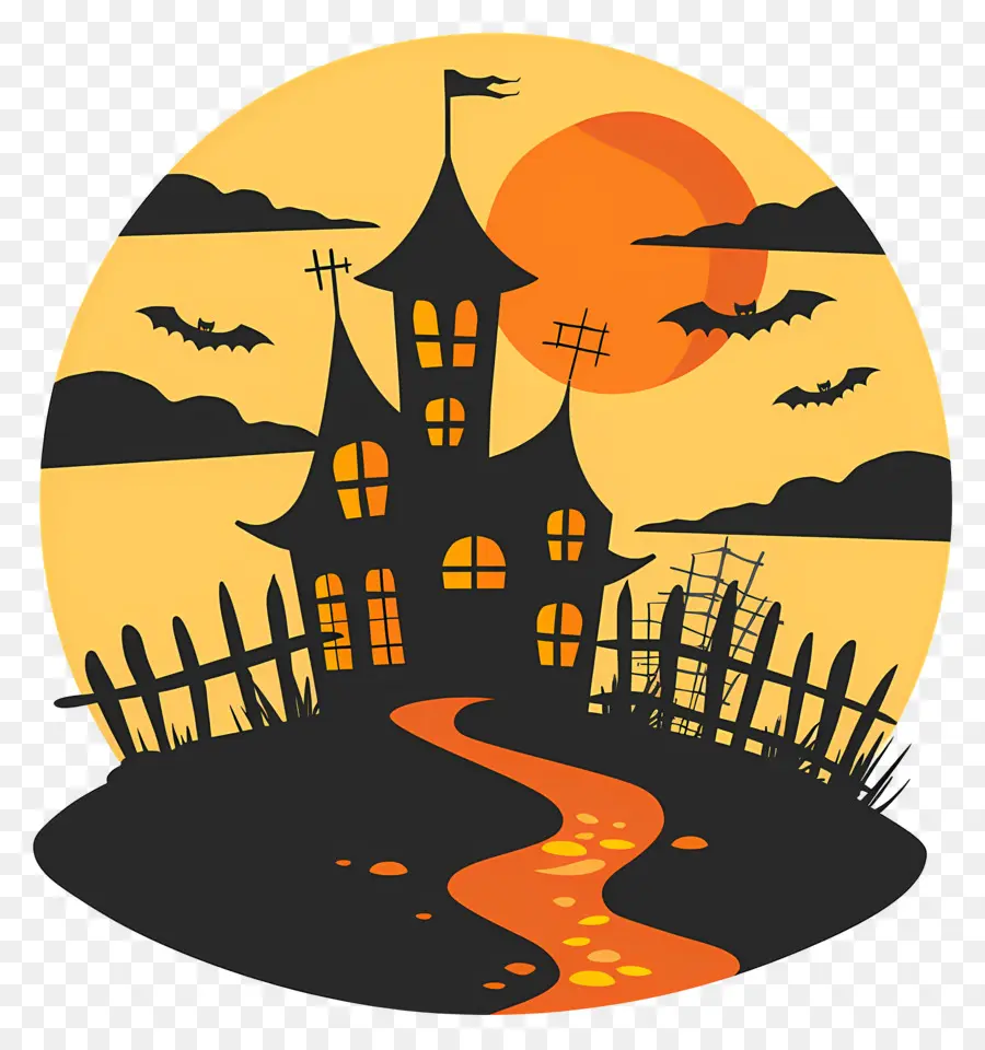 Casa De Halloween，Casa Embrujada PNG