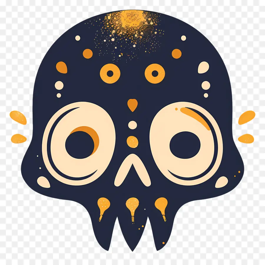 Calavera De Halloween，Calavera Oscura PNG