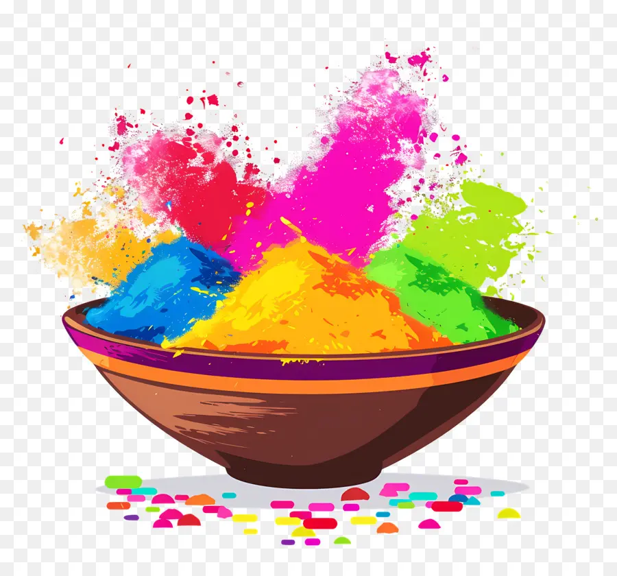 Fondo Holi，Polvos Coloridos PNG