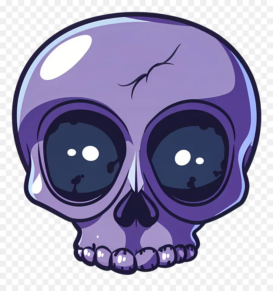 Calavera De Halloween，Cráneo Verde Azulado PNG