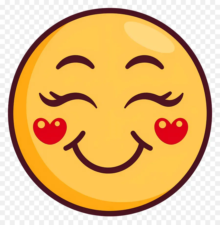 Beso Sonriente，Besos Emoji PNG