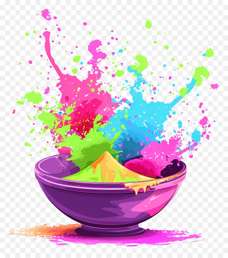 Fondo Holi，Polvos Coloridos PNG