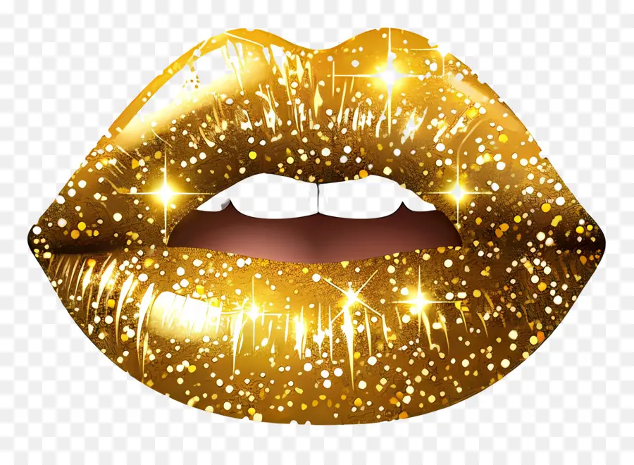 Beso Brillante，Labios Brillo PNG