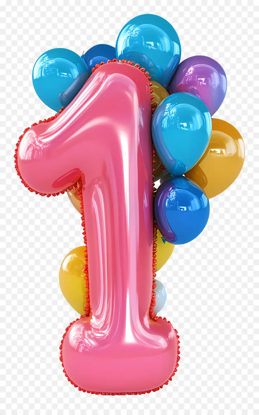 1er Cumpleaños，Globo Del Primer Cumpleaños PNG