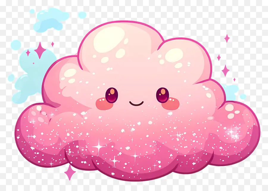 Nube Rosa，Lindo PNG