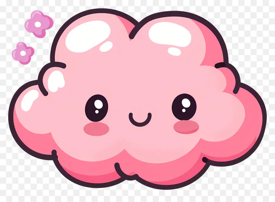 Nube Rosa，Lindo PNG