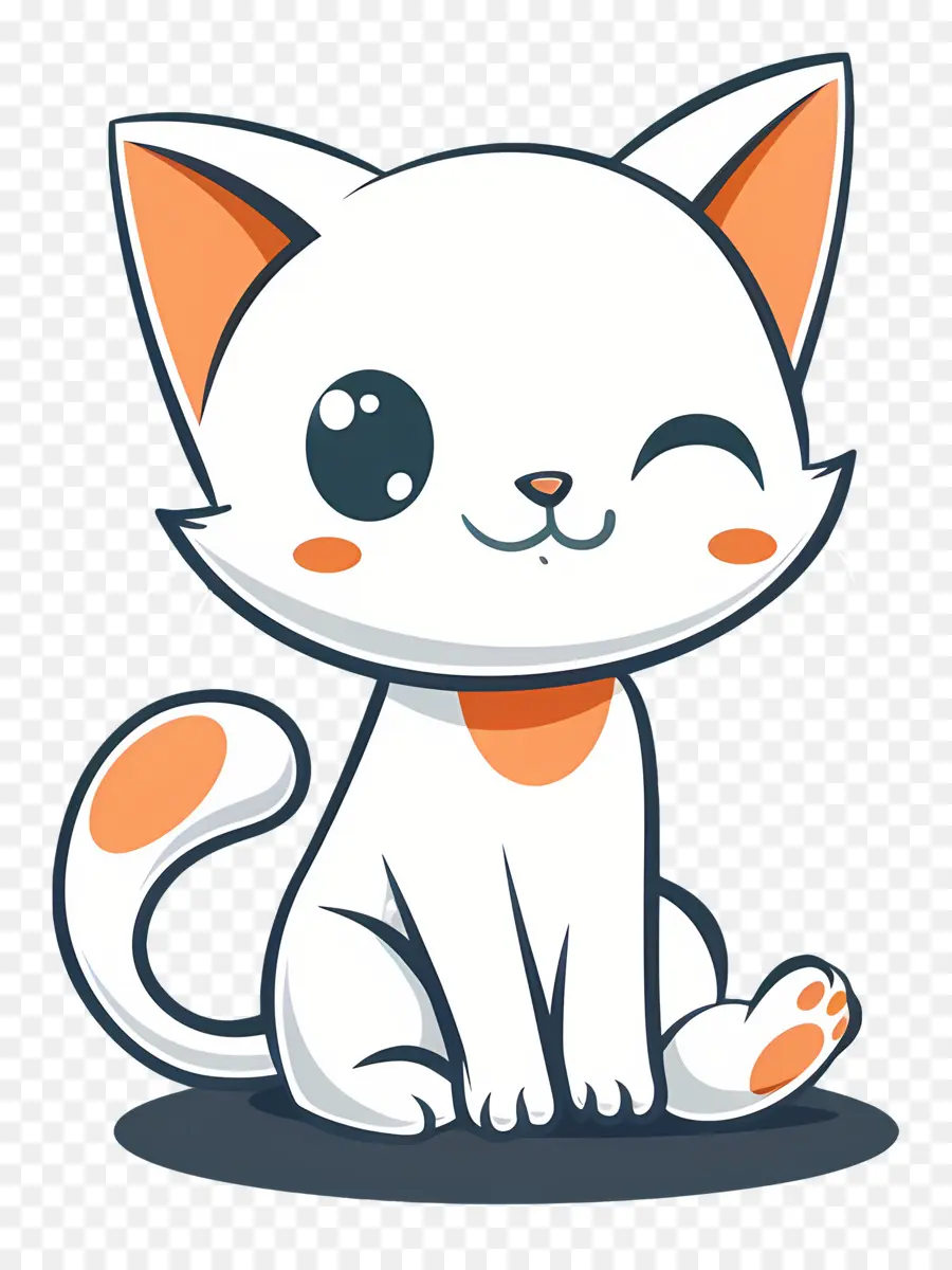 Gato Kawaii，Lindo Gato PNG