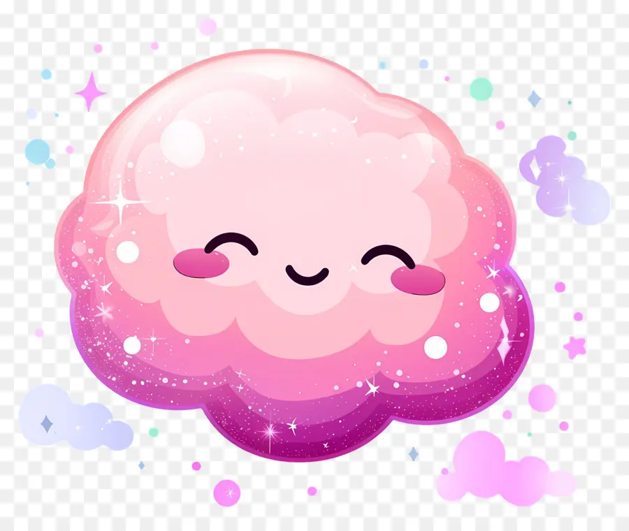 Nube Rosa，Lindo PNG