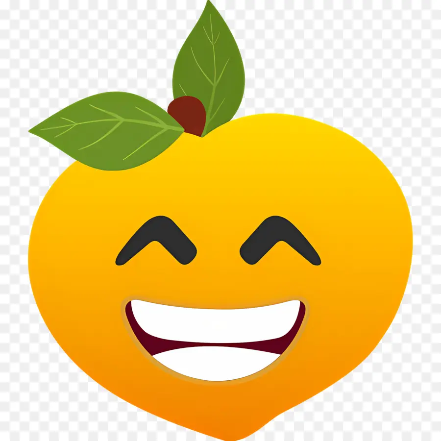 Melocotón Emoji，Emoji De Durazno PNG