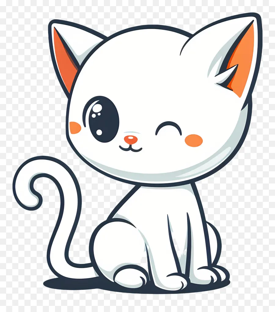 Gato Kawaii，Lindo Gato PNG