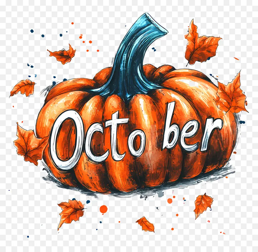 Octubre，Calabaza Octubre PNG