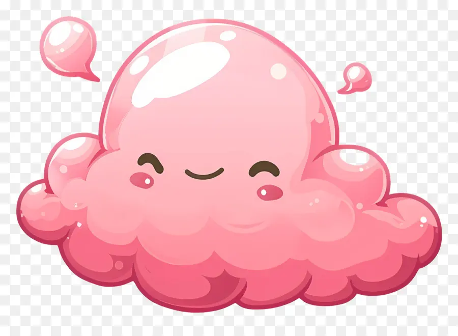 Nube Rosa，Lindo PNG