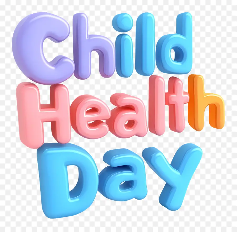 Día De La Salud Infantil，Texto PNG