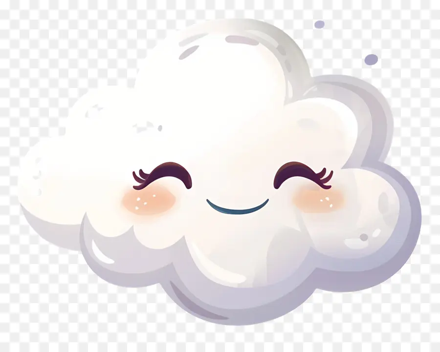 Linda Nube，Nube Sonriente PNG