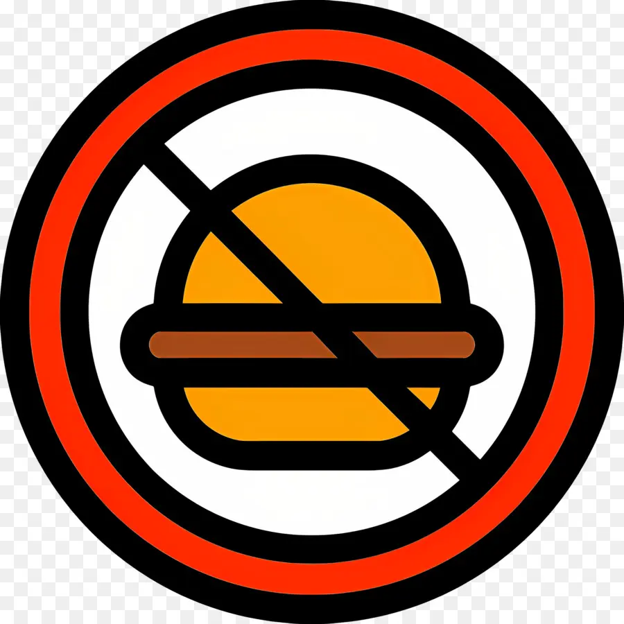 Sin Comida，Ninguna Señal De Hamburguesa PNG