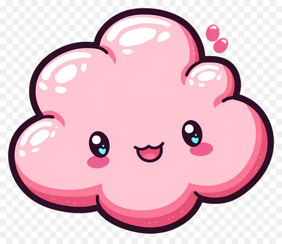 Nube Rosa，Lindo PNG