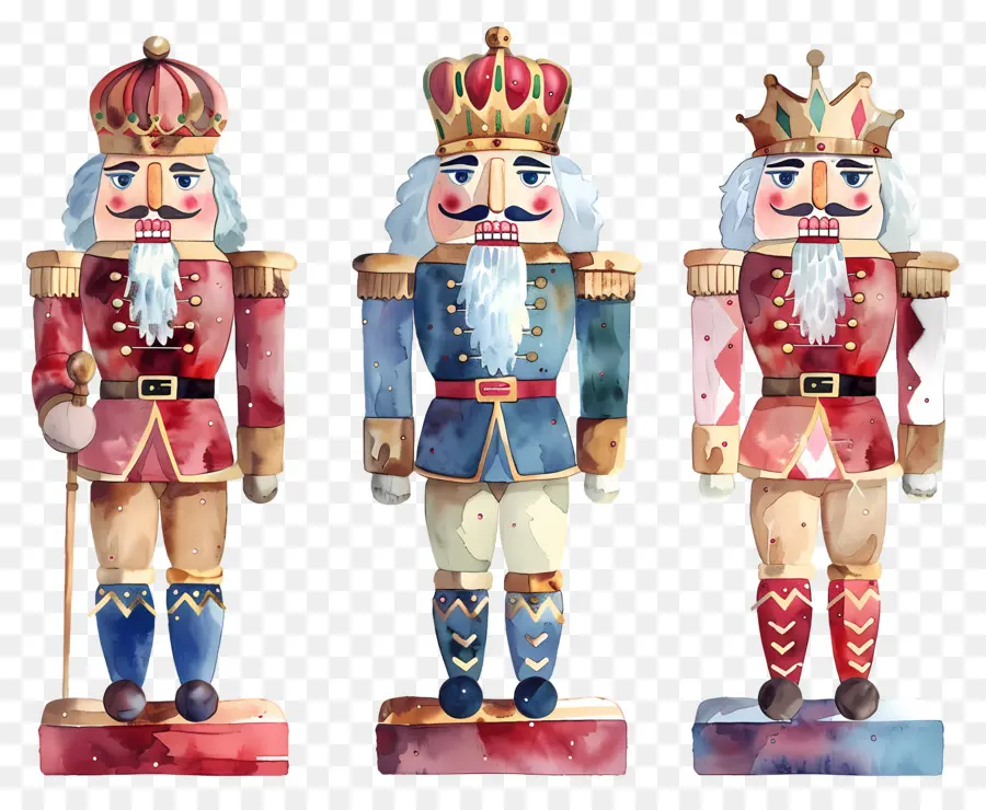 Cascanueces De Navidad，Cascanueces Colorido PNG