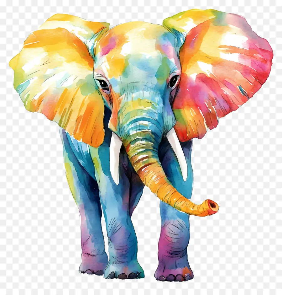 Elefante Acuarela，Elefante PNG