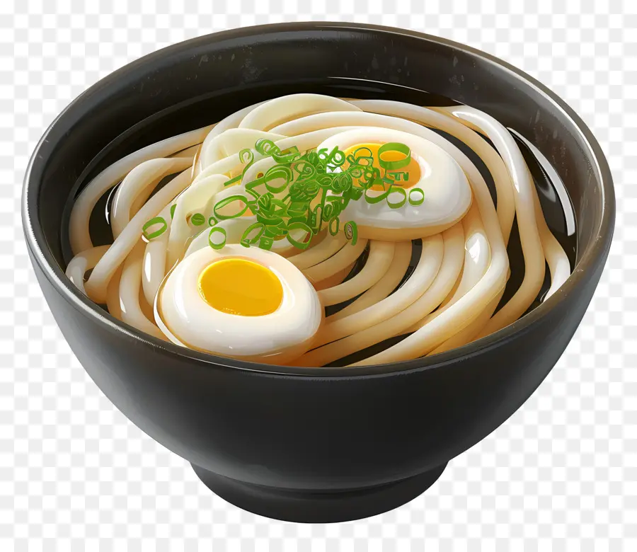 Udón，Udon Con Huevo PNG