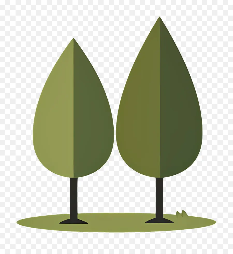 árbol Minimalista，Árboles Estilizados PNG