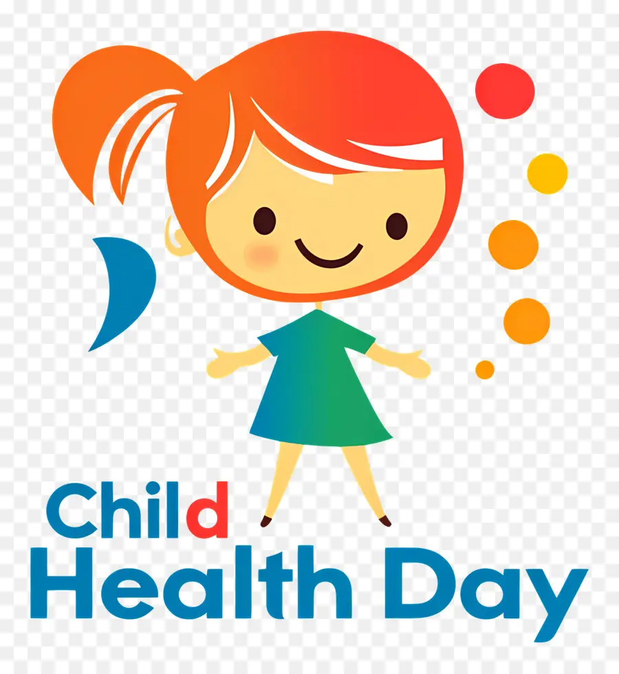 Día De La Salud Infantil，Chica PNG