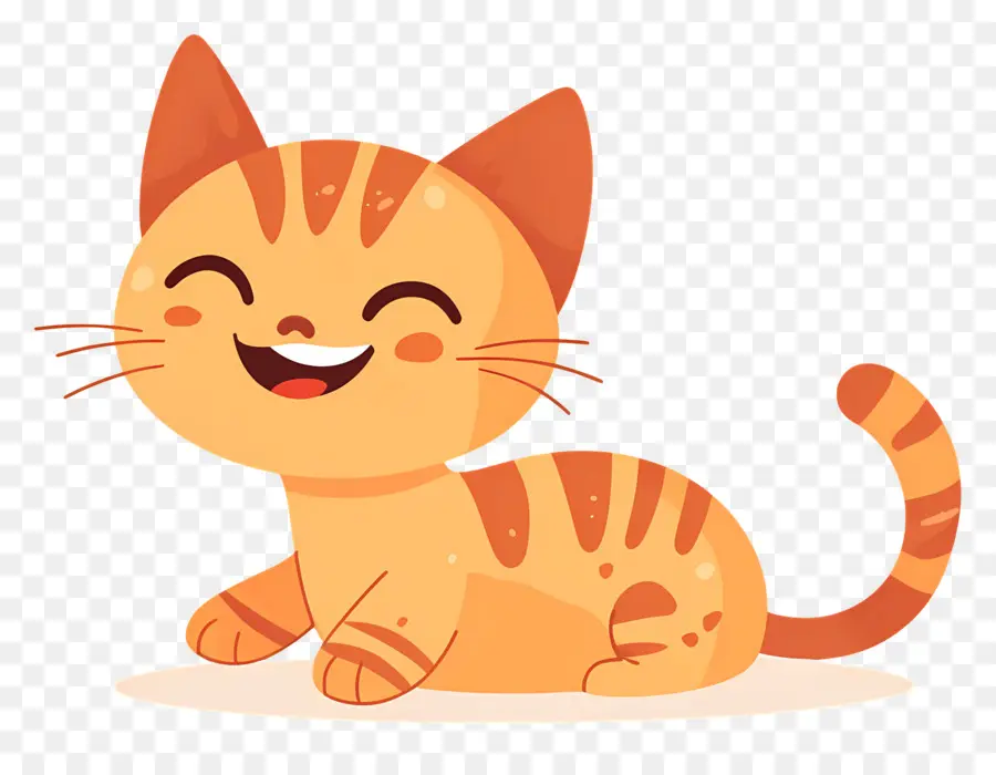 Gato Caricatura，Gato Naranja PNG