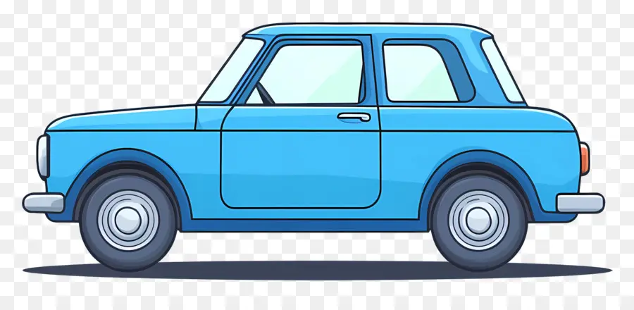 Coche Animado，Coche Blanco PNG