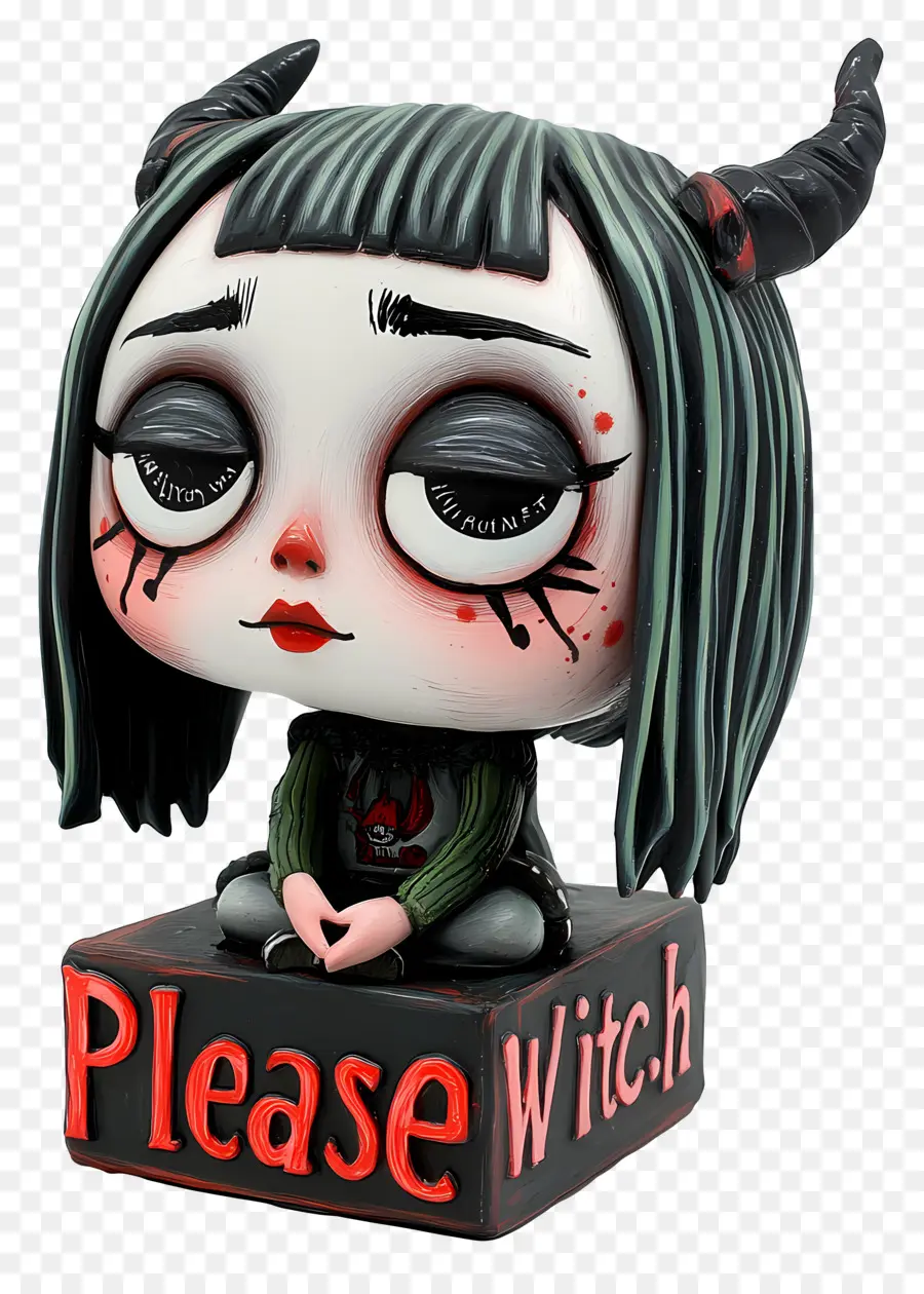 Bruja Por Favor，Figura De Bruja Gótica PNG