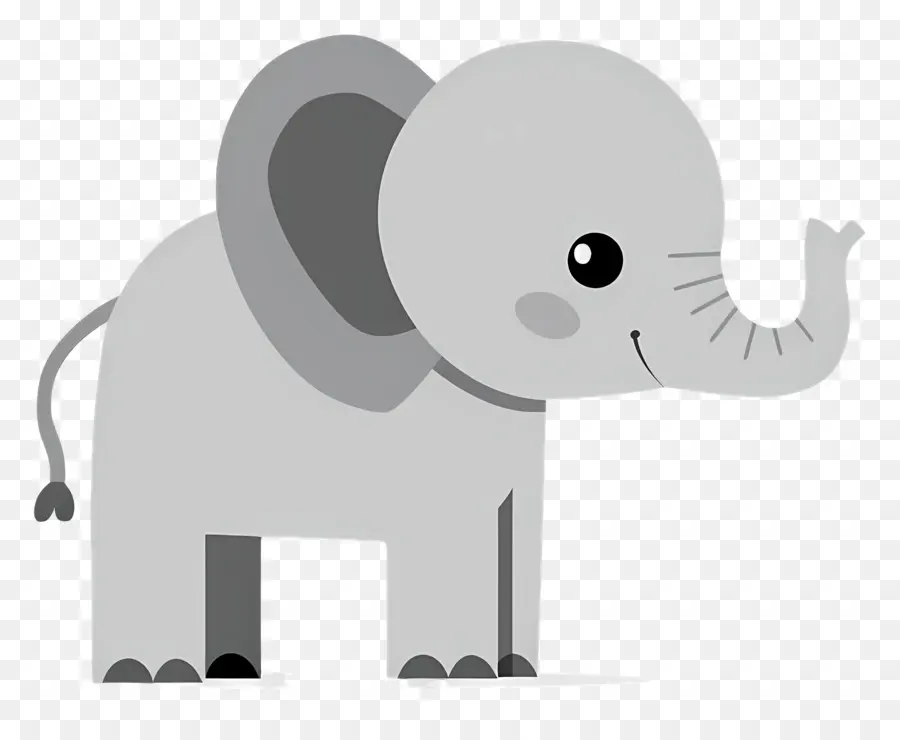 Lindo Elefante，Elefante De Dibujos Animados PNG