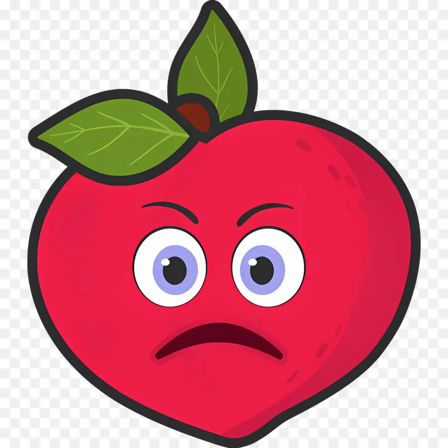 Melocotón Emoji，Manzana Roja PNG