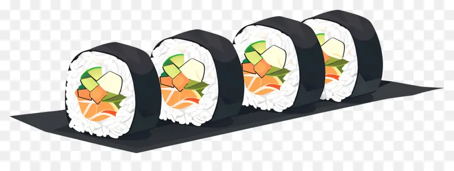 Rollo De Sushi，Rollos De Sushi PNG