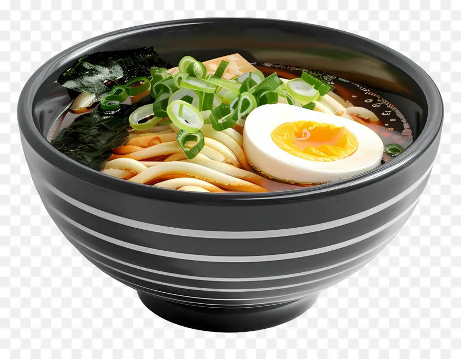 Udón，Udon Con Huevo PNG