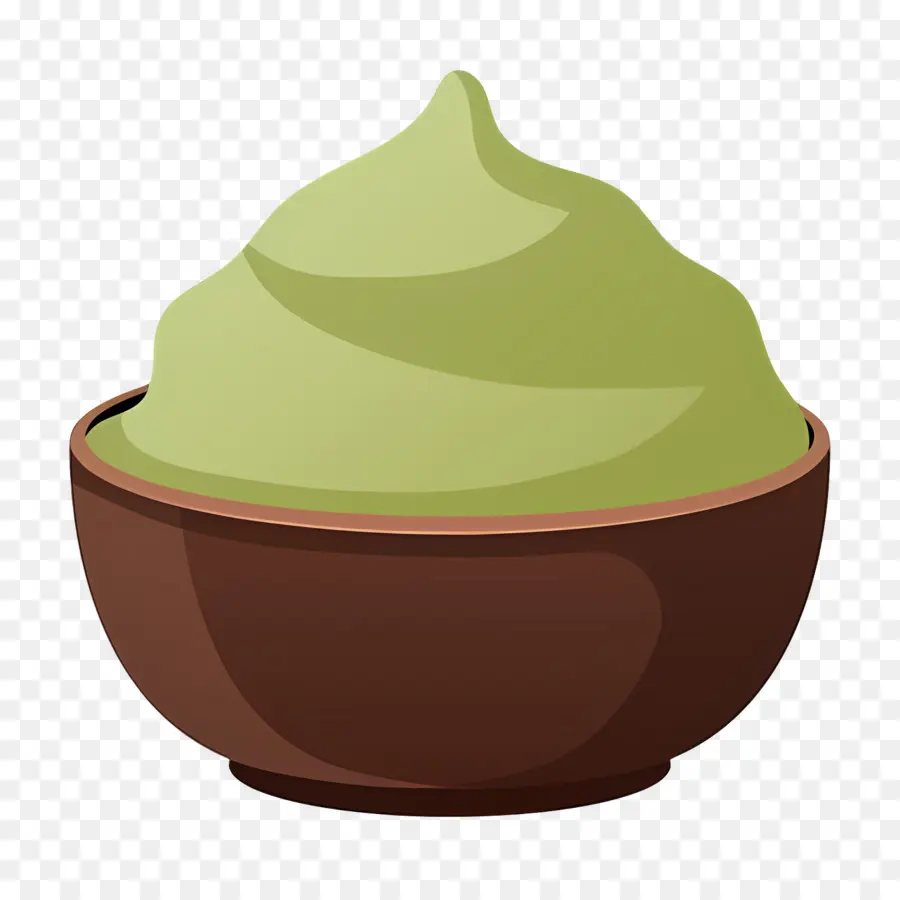 Polvo De Matcha，Pasta Verde PNG