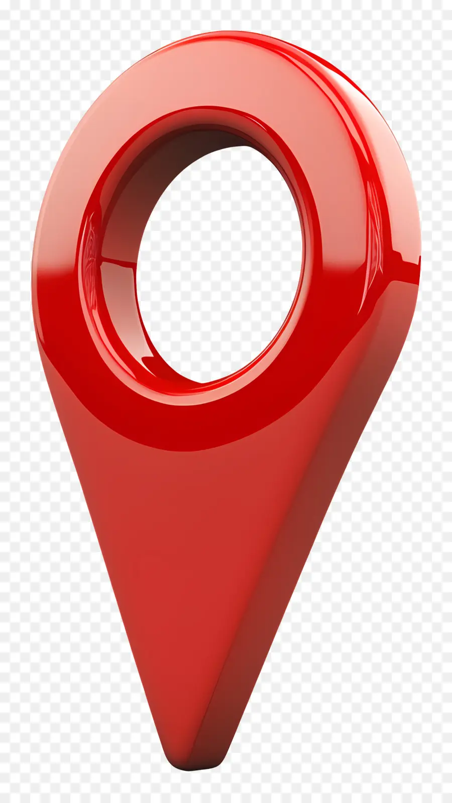 Icono De Ubicación，Pin Rojo PNG