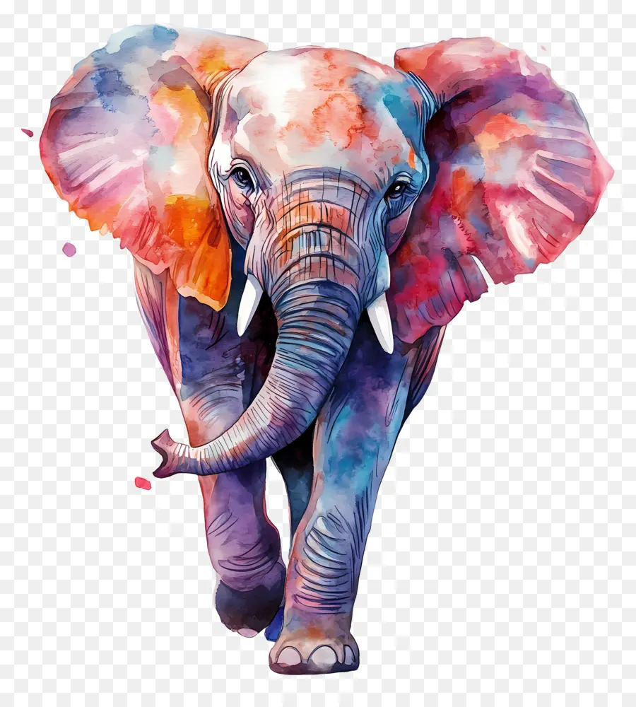 Elefante Acuarela，Elefante PNG