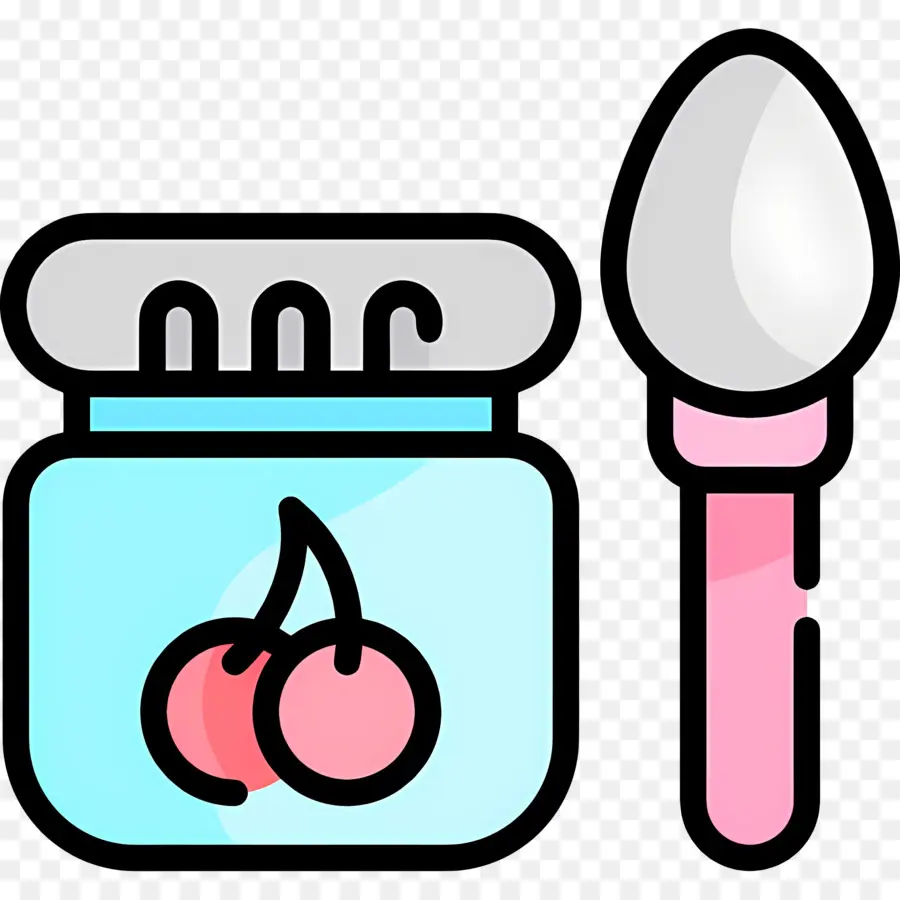 Comida Para Bebe，Tarro Con Cuchara PNG