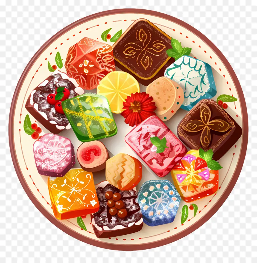 Dulces Indios，Dulces Decorativos PNG