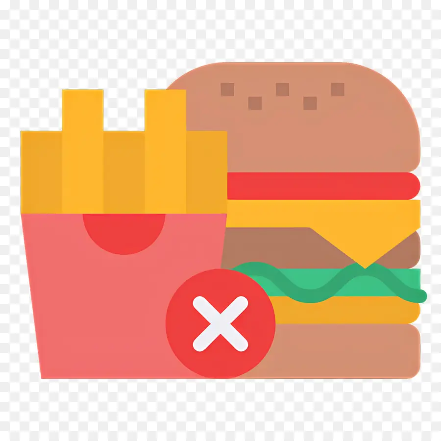 Sin Comida，Ningún Icono De Comida Rápida PNG