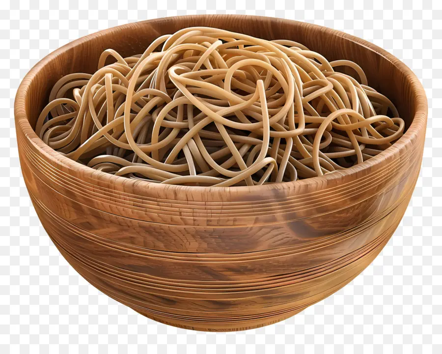 Fideos Soba，Fideos Marrones PNG